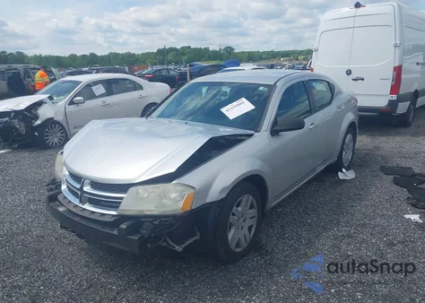 2012 Dodge Avenger Se z USA, uszkodzony, nr VIN 1C3CDZAB0CN132399